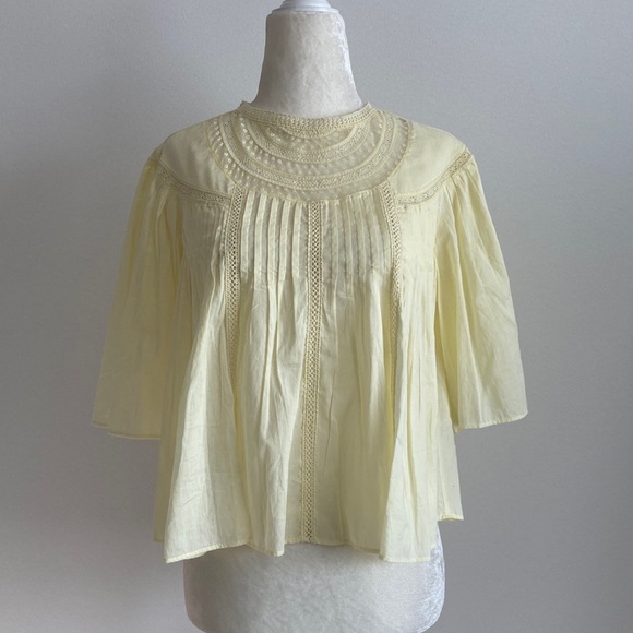 Rebecca Taylor Short Sleeve Applique Top - Picture 8 of 13